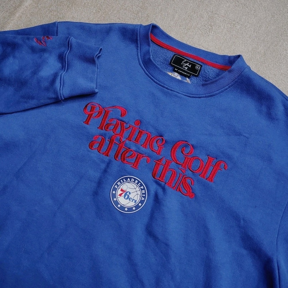 Men's Eastside Golf NBA-Playing Golf After This Philadelphia 76ers Sweatshirt XL